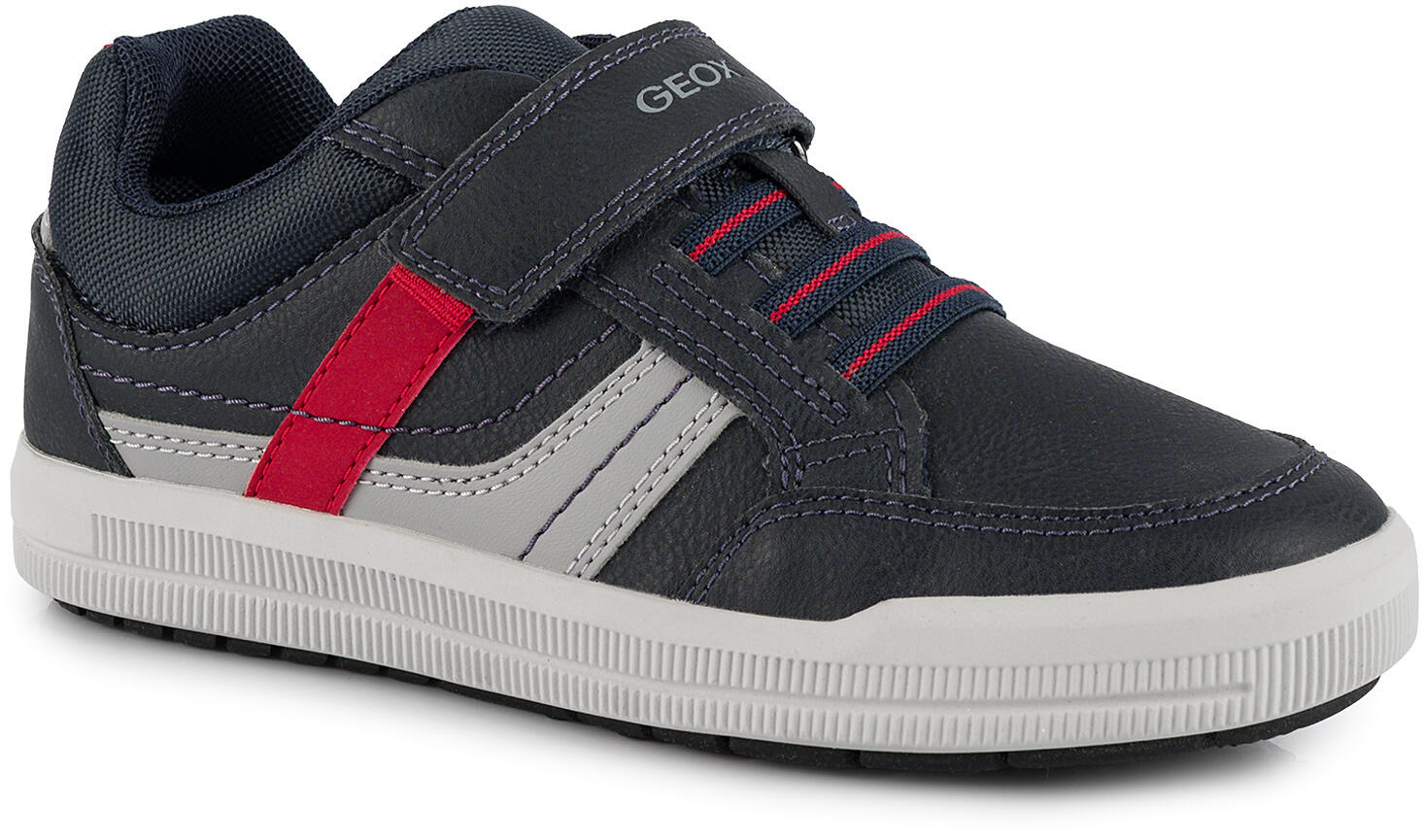 Buty dziecięce sportowe sneakersy dla chłopca na rzep ekoskóra GEOX ARZACH