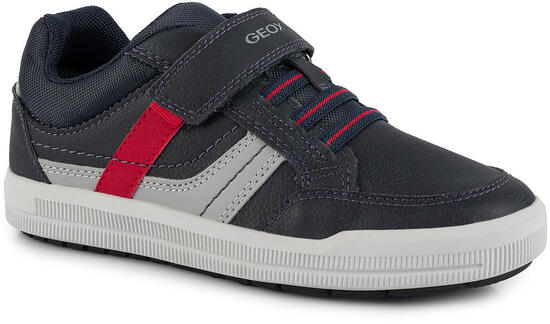 Buty dziecięce sportowe sneakersy dla chłopca na rzep ekoskóra GEOX ARZACH