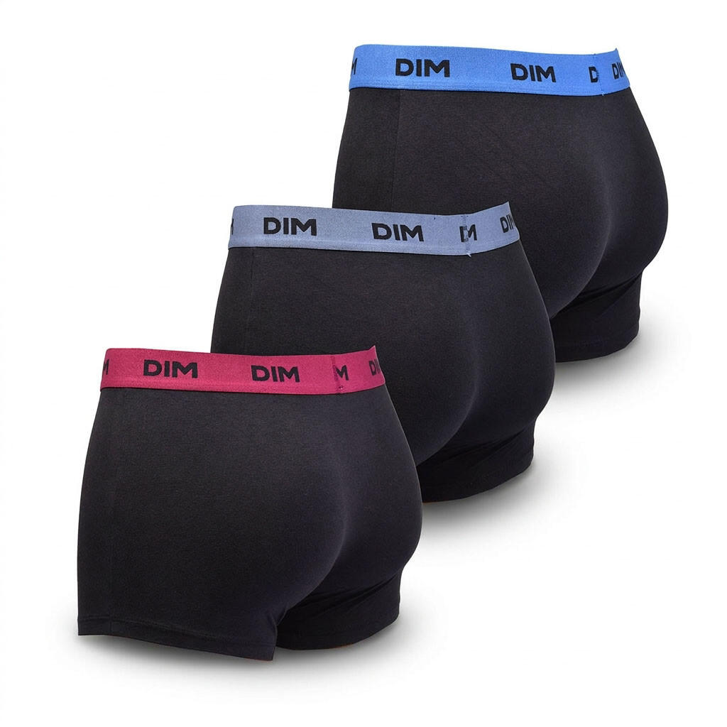Conjunto de 3 boxers DIM em algodão elástico 3/6