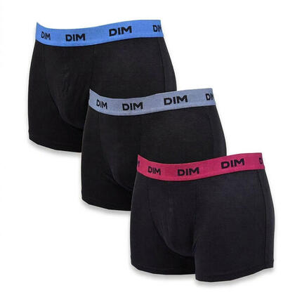 Lot de 3 boxers DIM en coton stretch