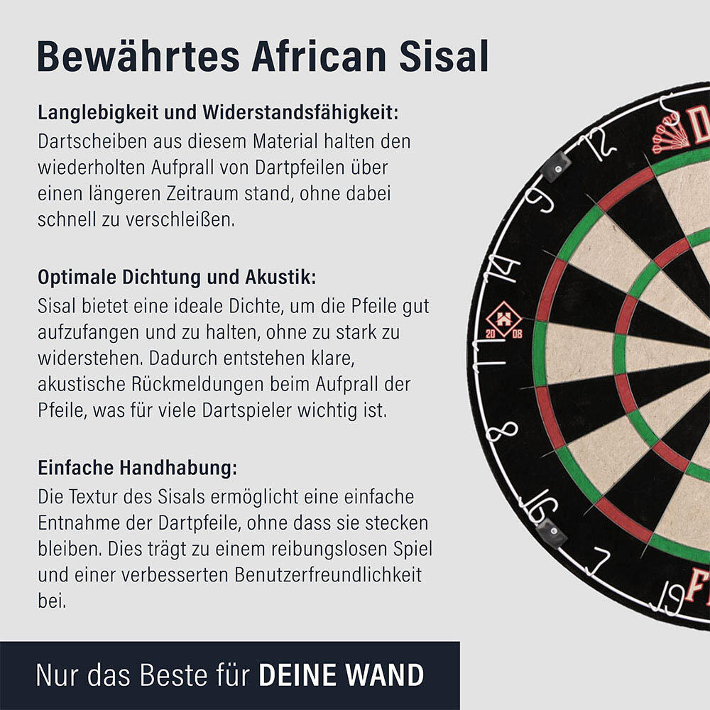 Dartscheibe inkl. Surround GOOD DARTS 4/7