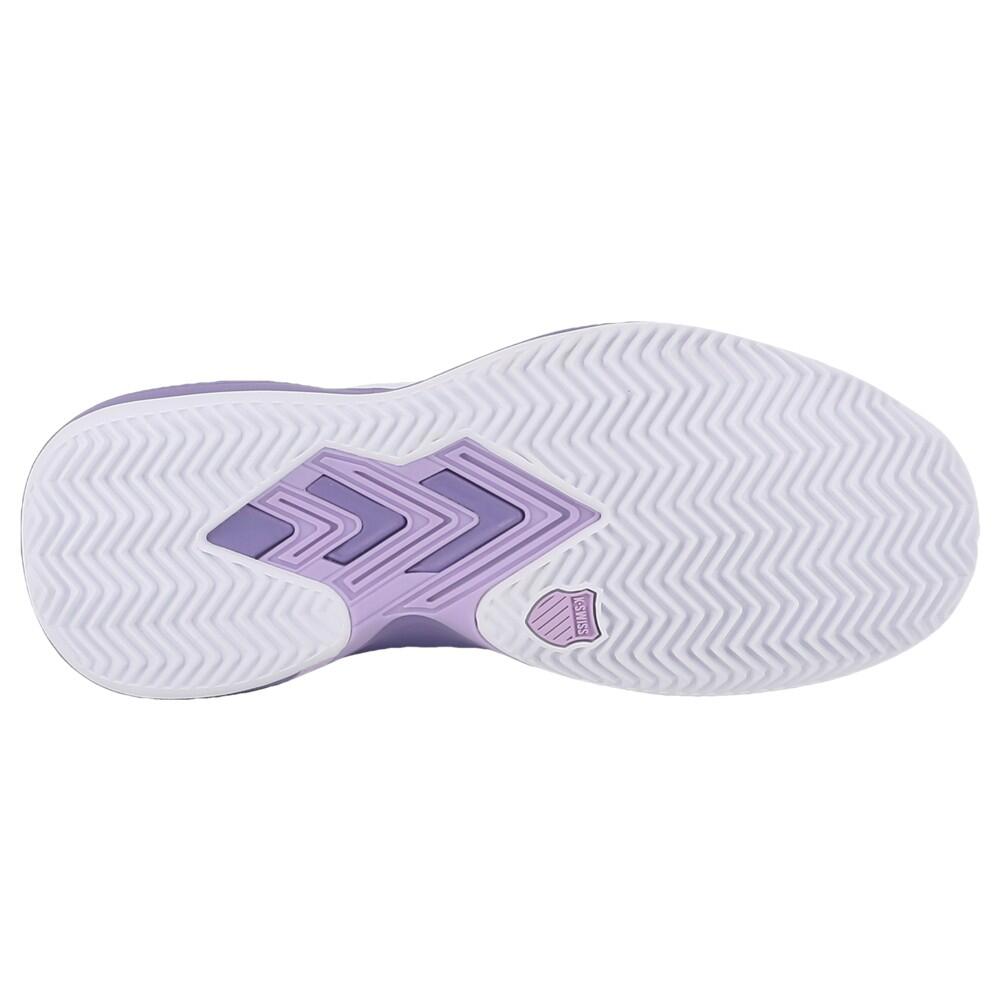 K-Swiss Tennisschuh Ultrashot Light Clay weiß/lila- Damen UK 8.0 (EU 42.0) 6/7