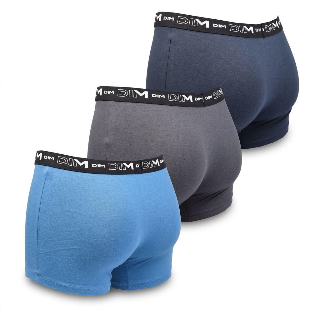 Conjunto de 3 boxers DIM em algodão elástico 3/6