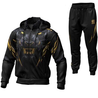 Sportset voor heren extreme hobby black panther
