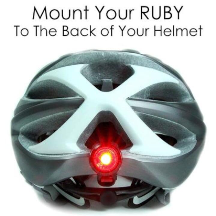 Stop Carsons ruby, reincarcabil USB, 3 moduri luminare, aluminiu