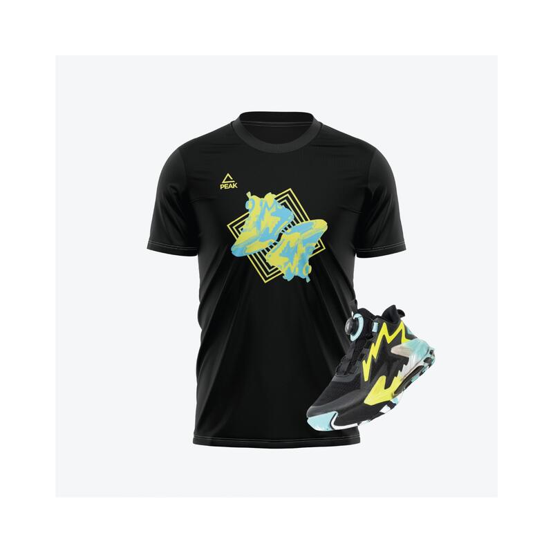 Tricou bumbac Peak Flash Negru