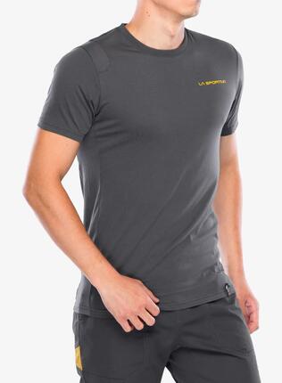 T-shirt La Sportiva Dawn Wall homme 100% coton bio Slim Fit encolure ronde