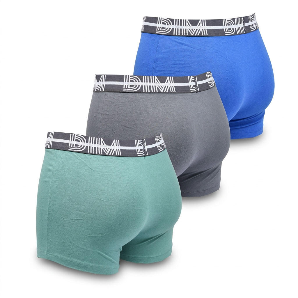 Conjunto de 3 boxers DIM em algodão elástico 3/6