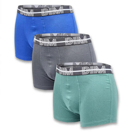 Lot de 3 boxers DIM en coton stretch