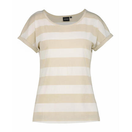 T-shirt - lifestyle - femmes - coton, manches courtes - Aleda - beige