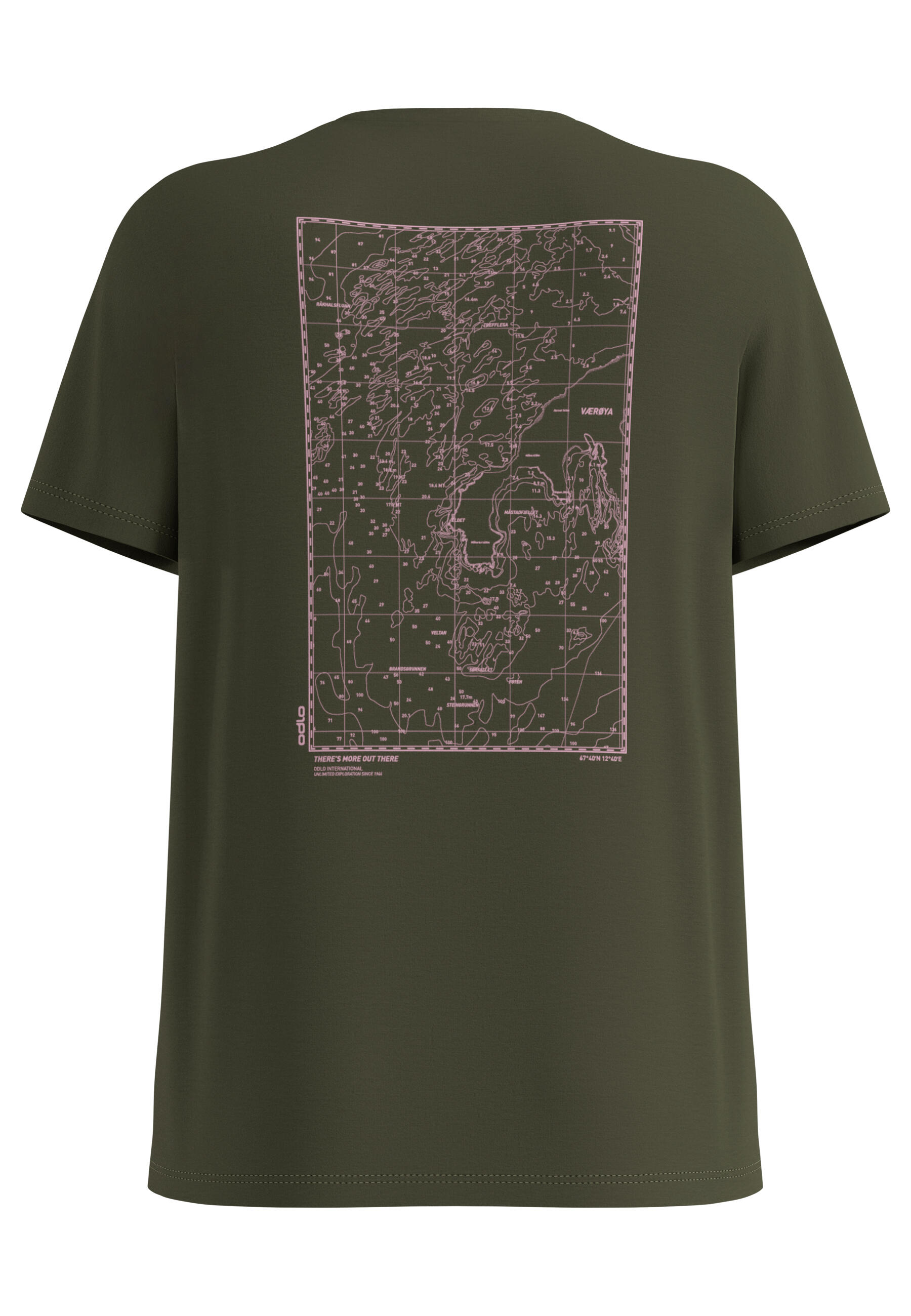 Koszulka z krótkim rękawem damska ODLO T-shirt crew neck s/s COTTON BLEND 2/2