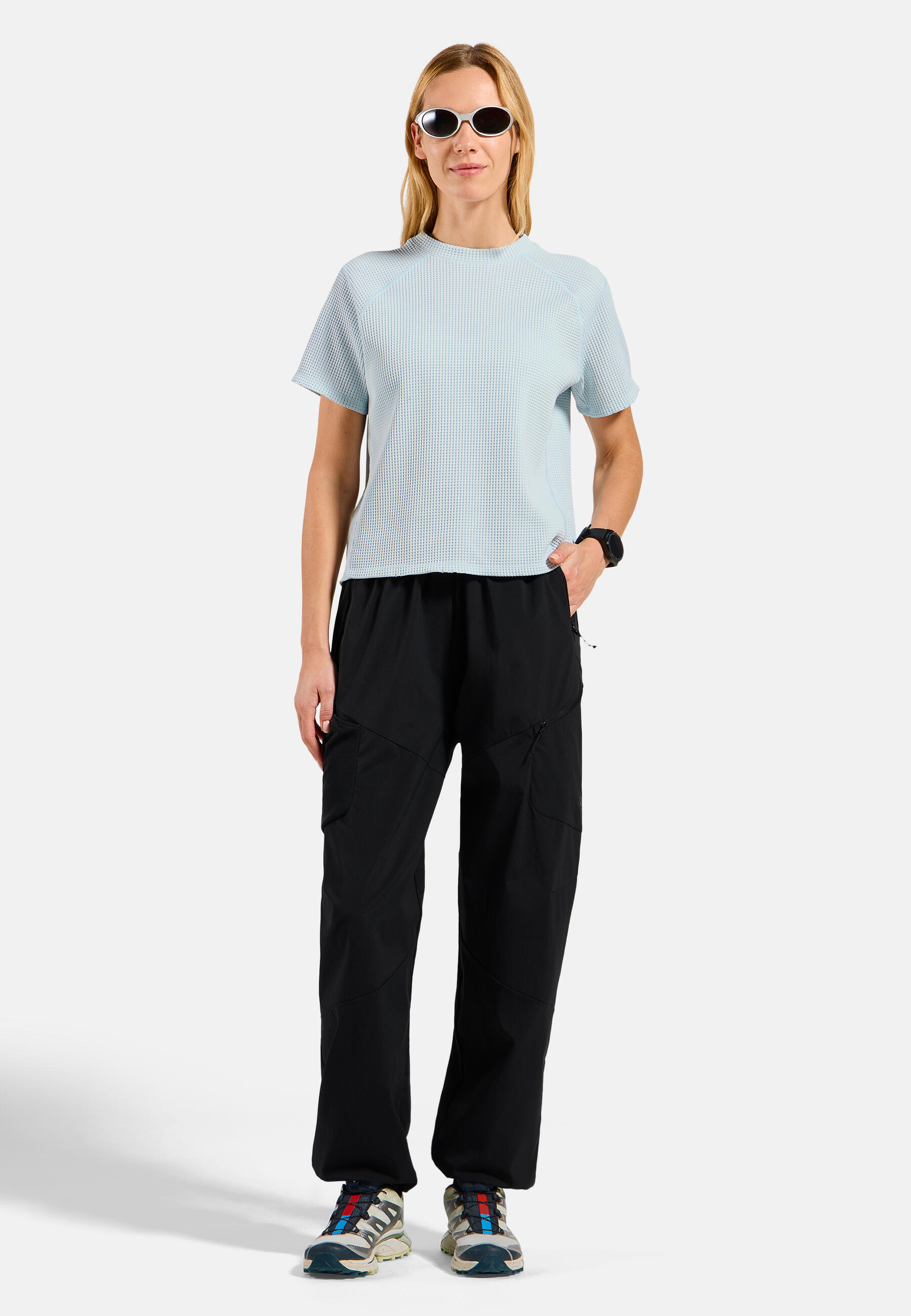 Koszulka z krótkim rękawem damska ODLO T-shirt crew neck s/s CUBIC 3/7