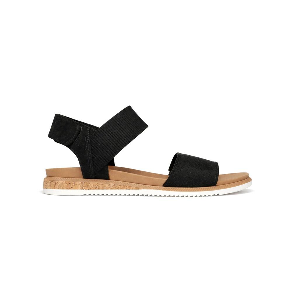 Skechers Sandalen BOBS Desert Kiss Low - Top Look 114710/BLK Zwart-38 1/5
