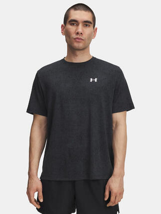 T-shirt d'entraînement homme Under Armour Tech Tee Pixelate noir/blanc