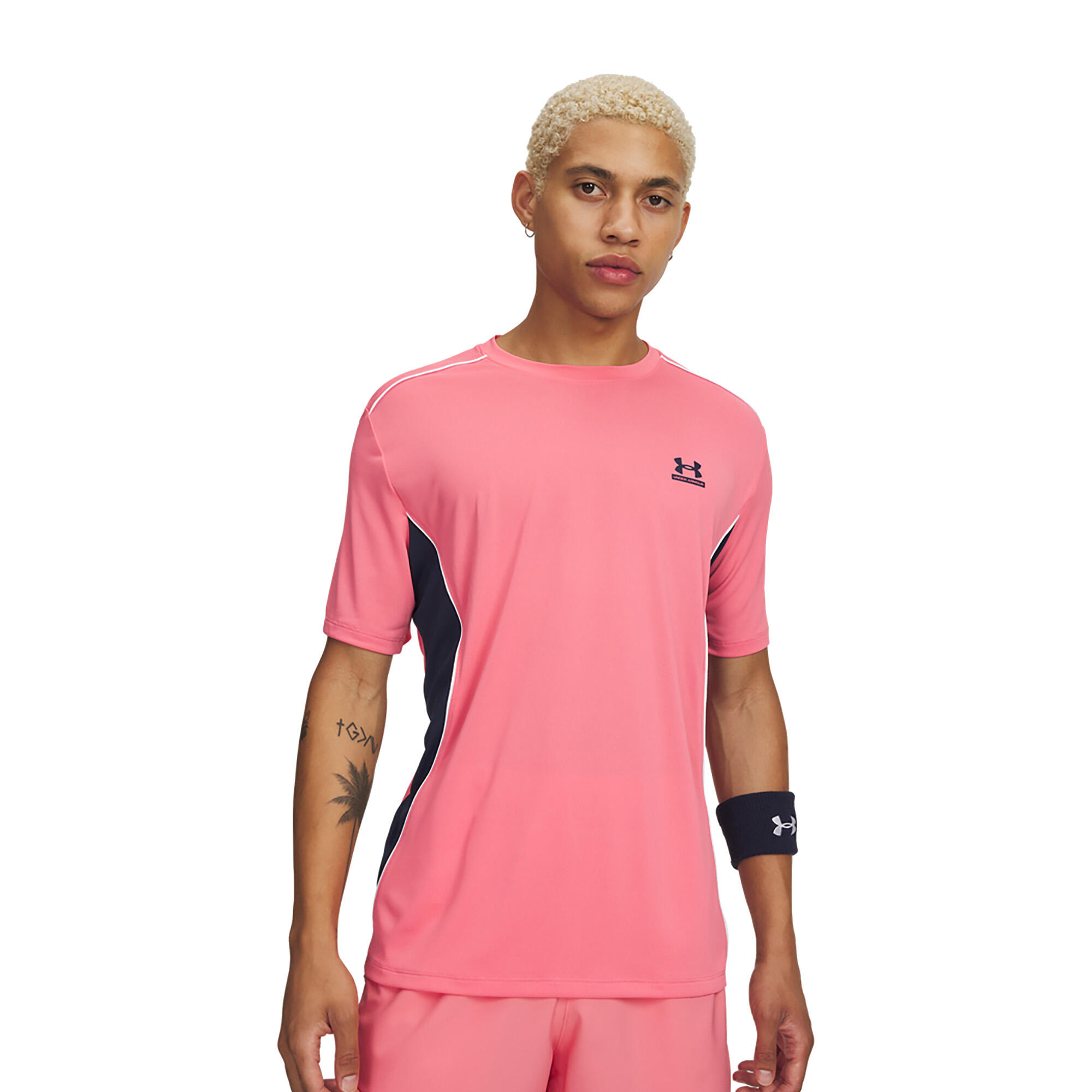 T-shirt d'entraînement homme Under Armour Tech Sport bittersweet pink/academy 2/2