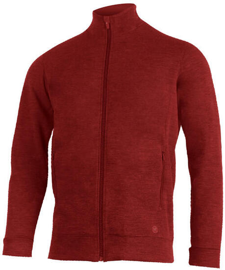 Maglia da ciclismo uomo - Mix lana merino-acrilico collo a zip con tasca