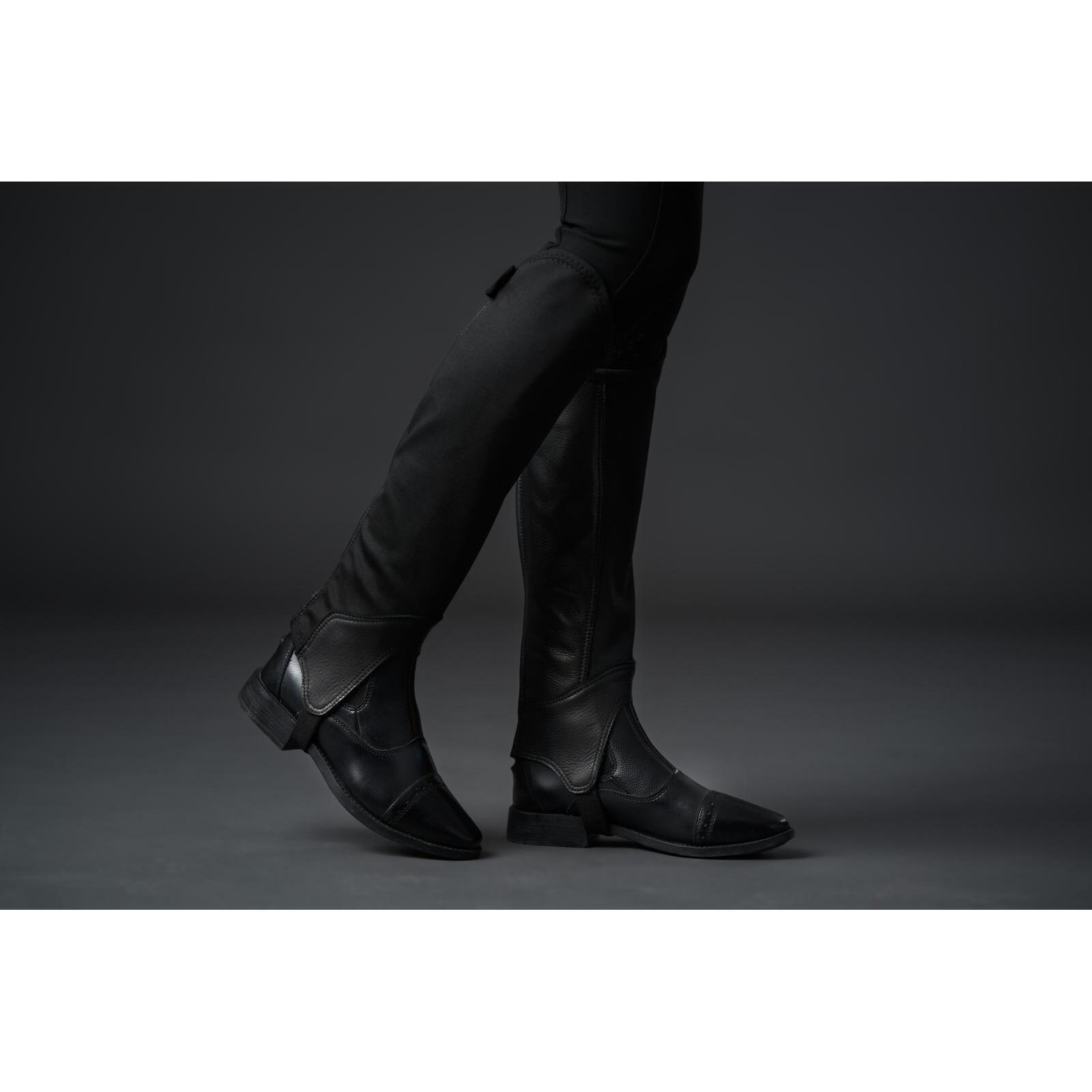 Mini-chaps standard haut en cuir femme Equipage Milla 3/3