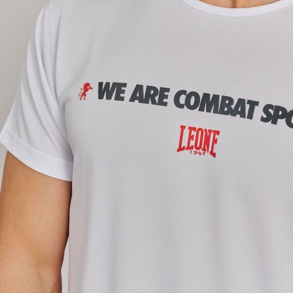 Tricou Leone Logo Wacs Alb