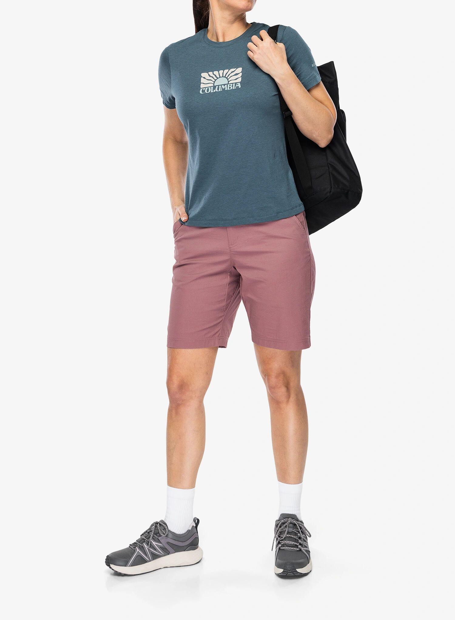 Koszulka z nadrukiem damska Columbia Ruby Springs Graphic Fitted S/S 3/6