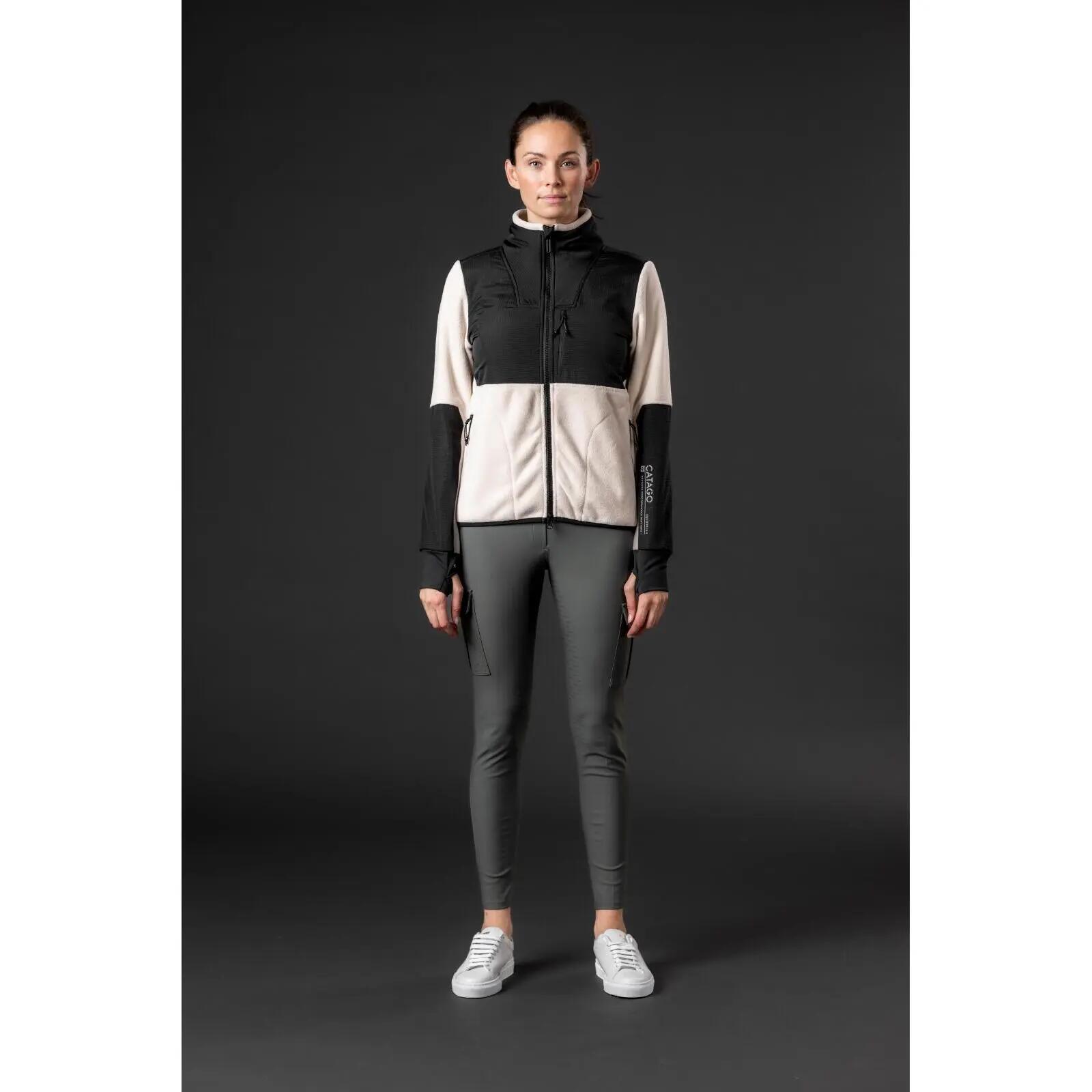 Fleece mit Reißverschluss Frau Catago Norma 2/7