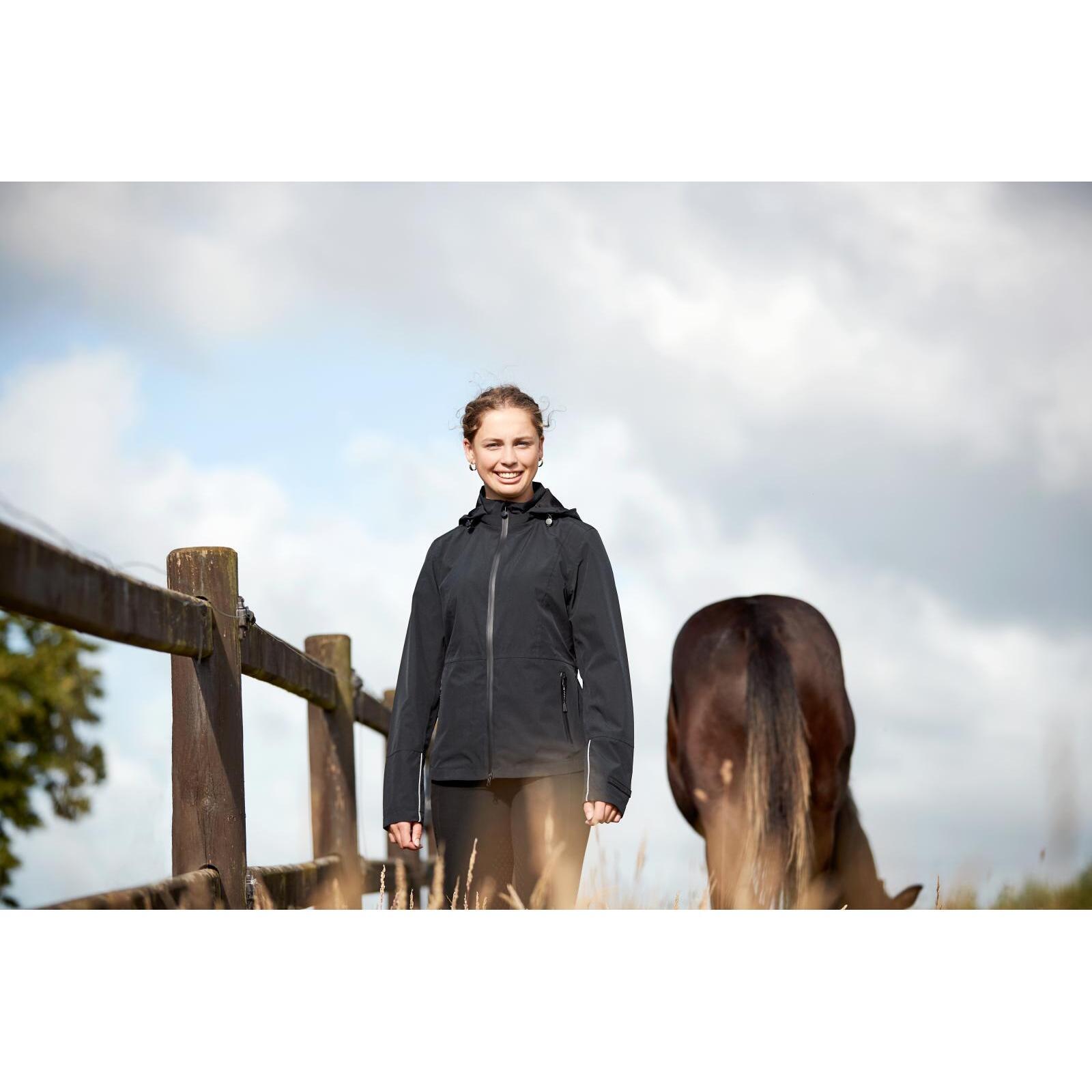 V waterproof jasje met capuchon voor vrouwen Equipage Marlow 4/7