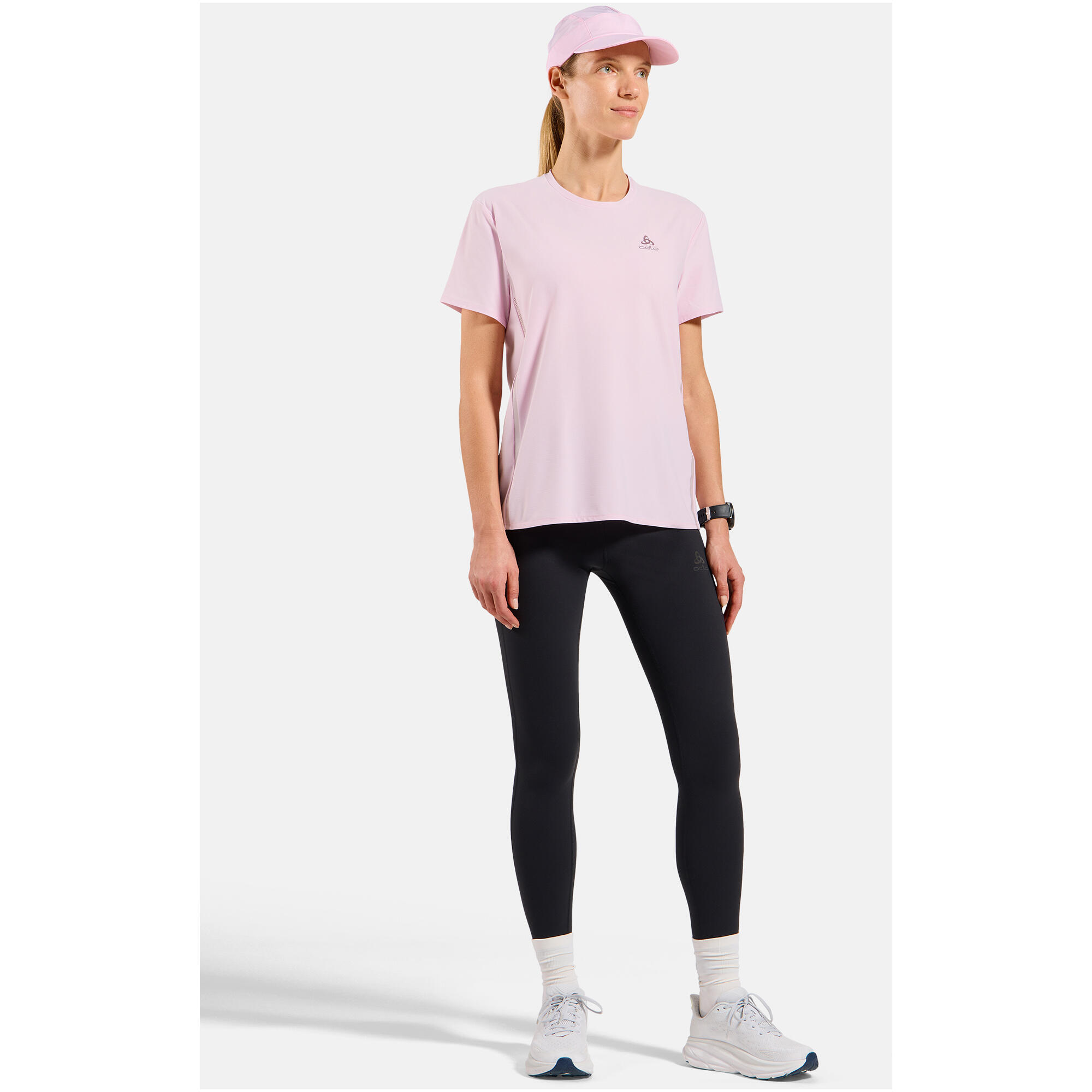 Koszulka z krótkim rękawem damska ODLO T-shirt crew neck s/s ZEROWEIGHT 3/7
