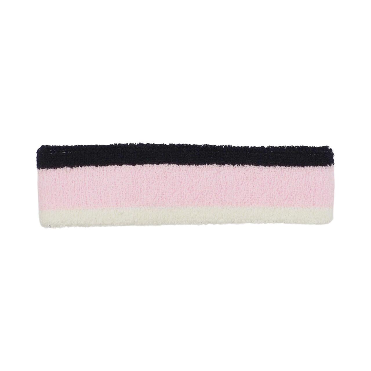 Fascia Per Capelli Blocchi Di Colore Spugna Nike Bianco Nero Rosa 2/2
