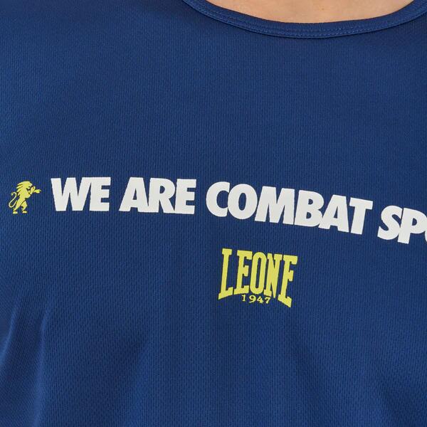 Tricou Leone Logo Wacs Albastru