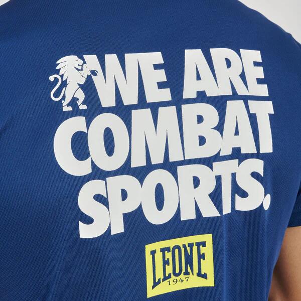 Tricou Leone Logo Wacs Albastru