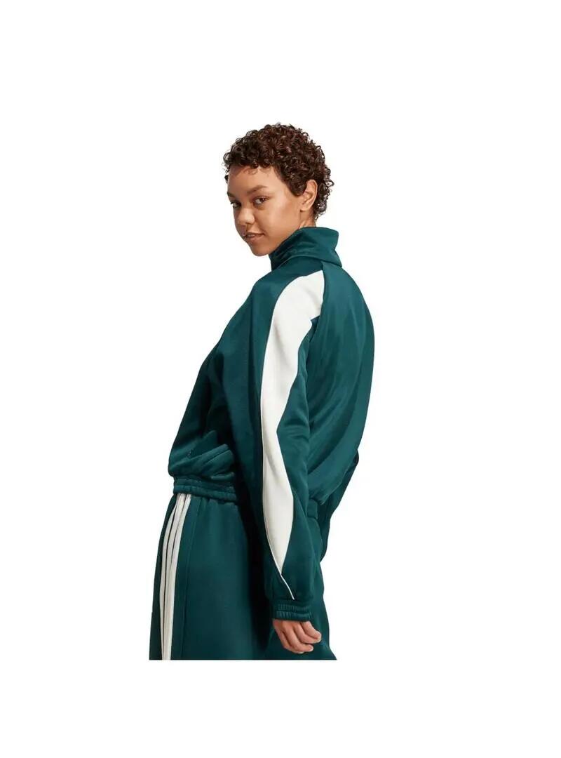 Hooded polar sweatshirts for Women Adidas Stadium Green. 3/6