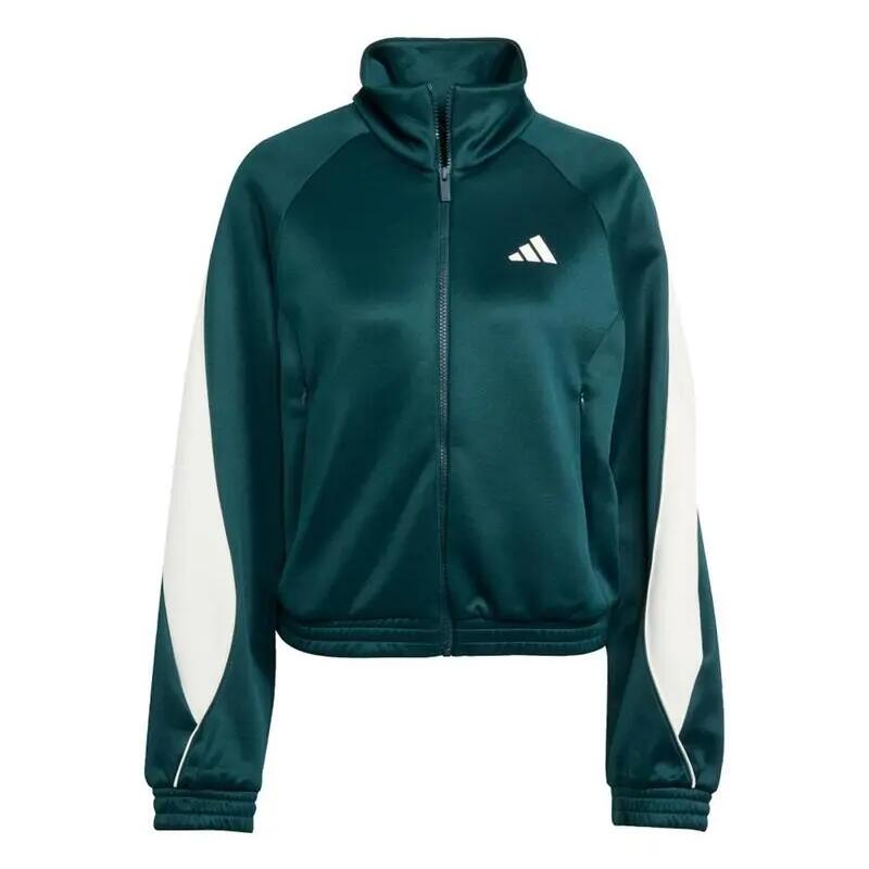 Hooded polar sweatshirts for Women Adidas Stadium Green.