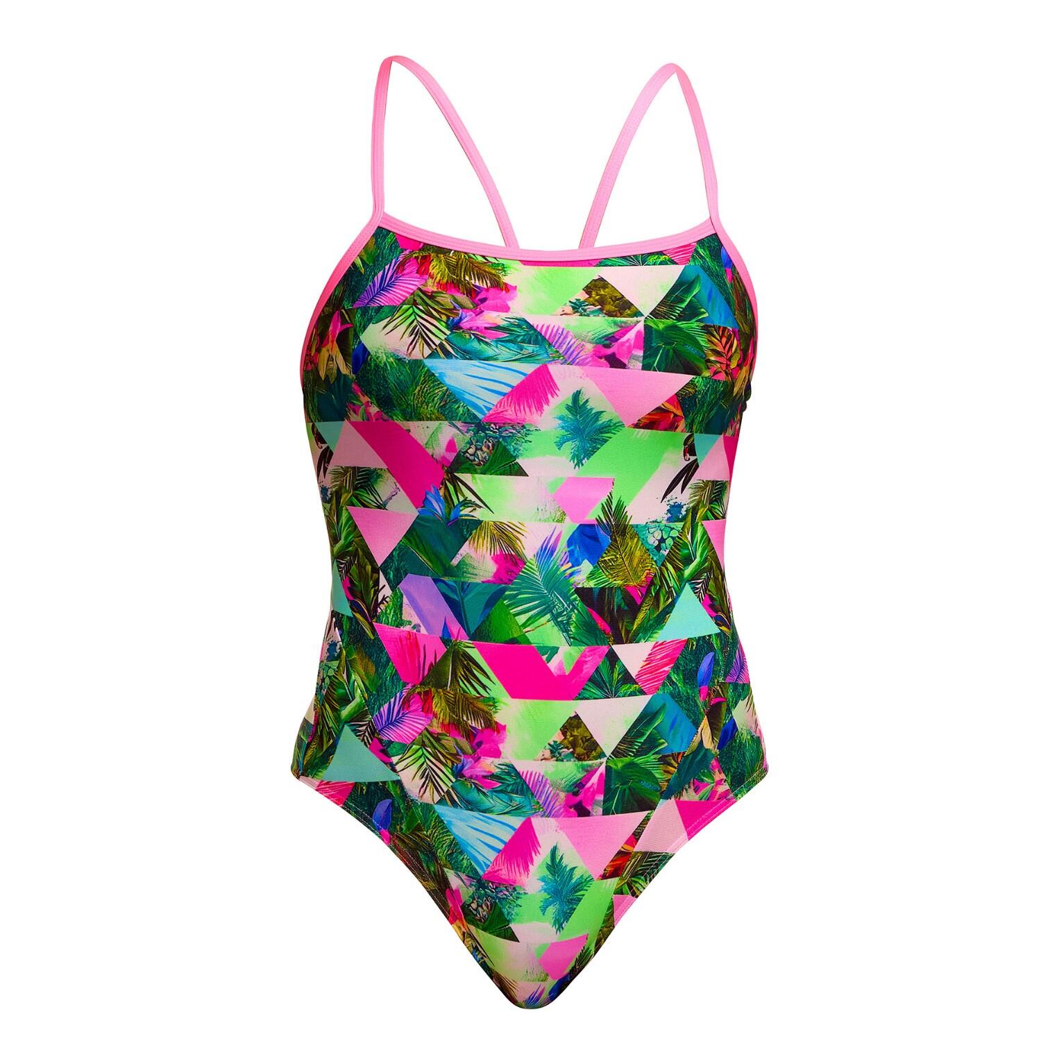 Funkita Badeanzug Damen Sub Lime 4/5