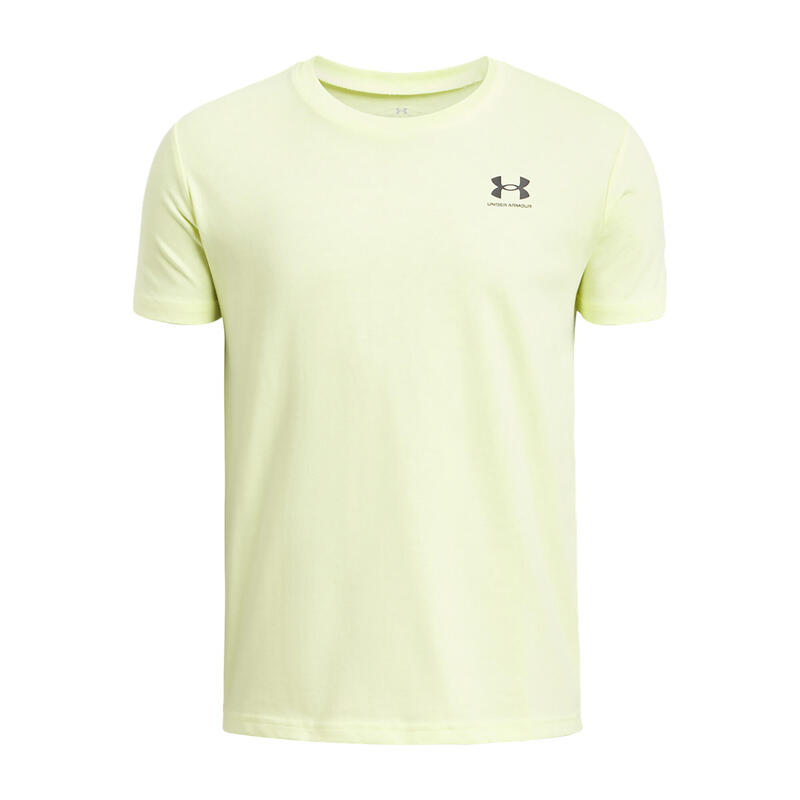 Tricou pentru copii Under Armour Sportstyle Left Chest galben