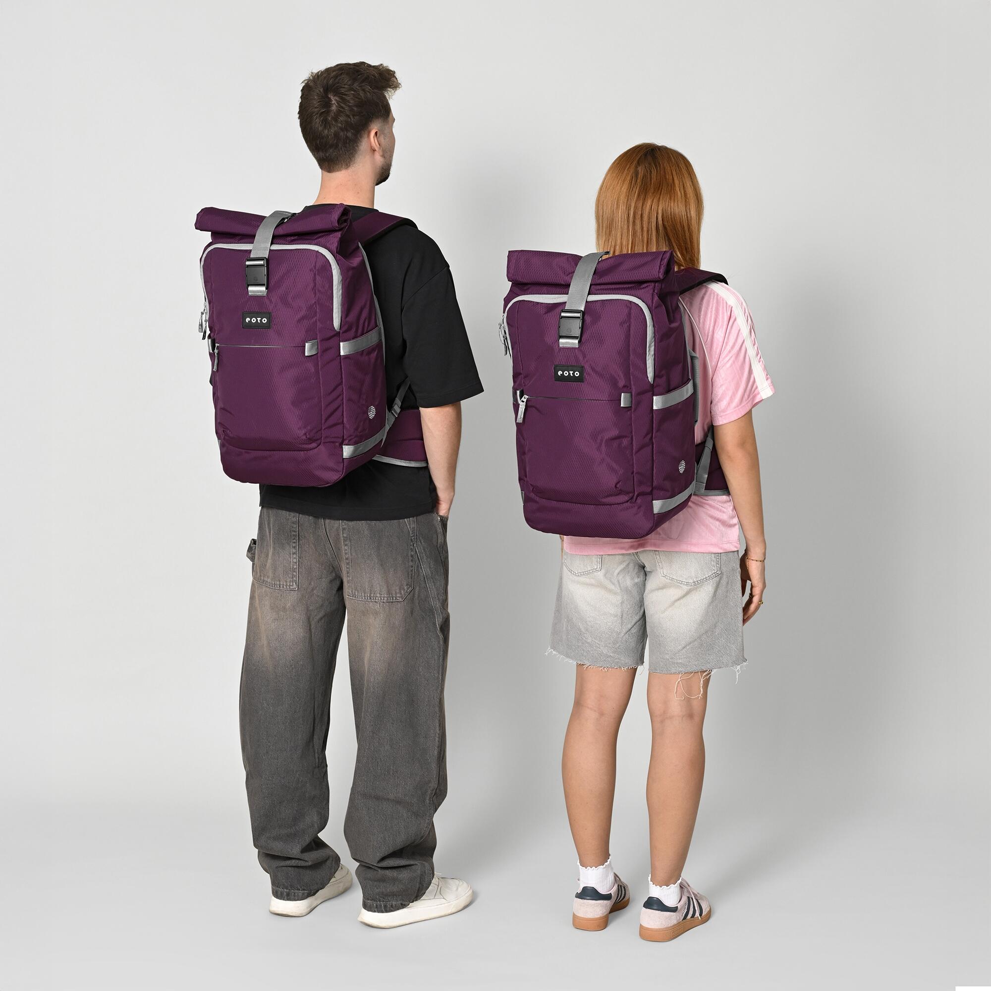 EOTO Rucksack TALL41, Roll Top, ergonomisch, nachhaltig, 41 L 2/7