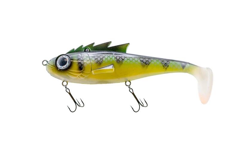 Leurre De Pêche Vintage Bomber Années 60 – Bois – Oeil Orange, Côtes Noires – Rare