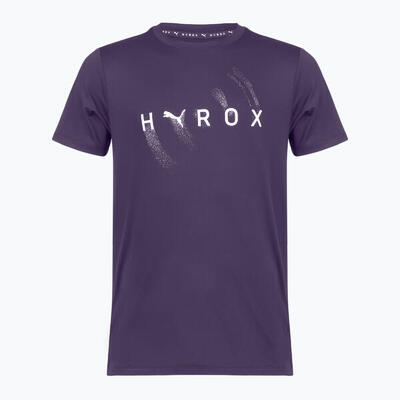 Heren trainingsshirt puma hyrox cloudspun thermoadapt tee paars