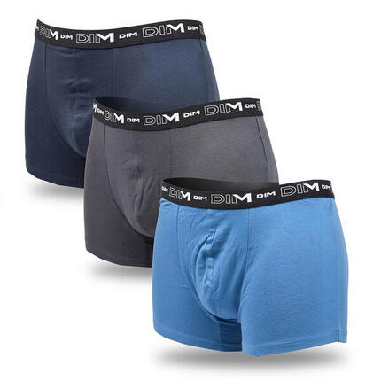 Lot de 3 boxers DIM en coton stretch