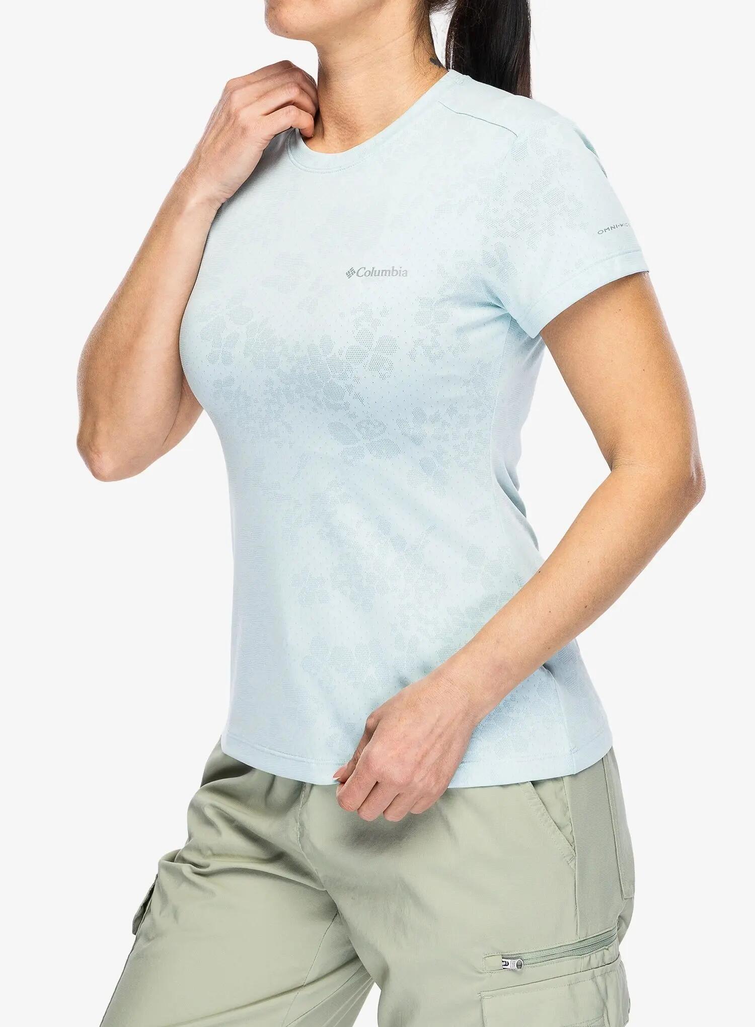 Koszulka szybkoschnąca damska Columbia Bluebird Canyon II S/S Crew 4/6