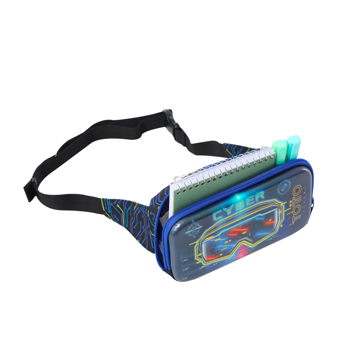 Totto Riñonera infantil Mettaverse Azul Poliéster 20 x 10 x 4.5 cm 4/4