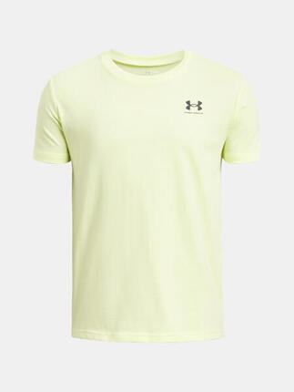 T-shirt enfant Under Armour Sportstyle Left Chest jaune
