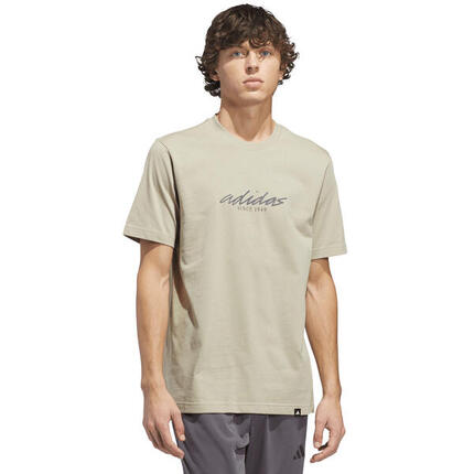 T-shirt homme adidas manches longues imprimé 100% coton