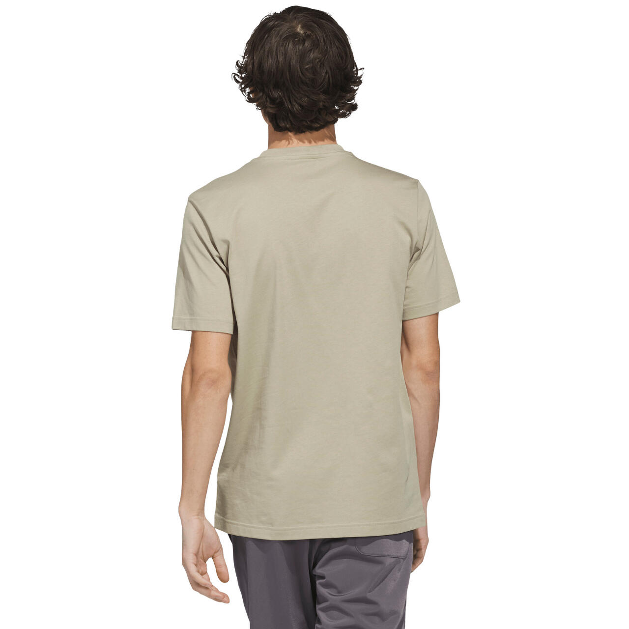 T-shirt uomo adidas maniche lunghe stampa grafica 100% cotone 3/6