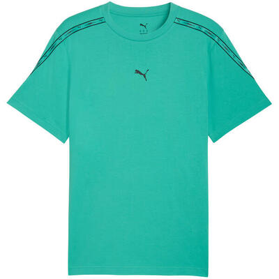 Puma tape tee - heren langarm t-shirt, katoen groen
