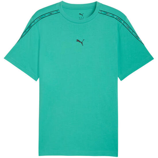 Puma Tape Tee - T-shirt manches longues homme, coton vert