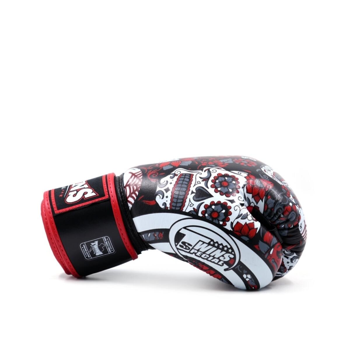 Boxing Gloves Twins BGVL3 Skull Orange – 16oz 2/4