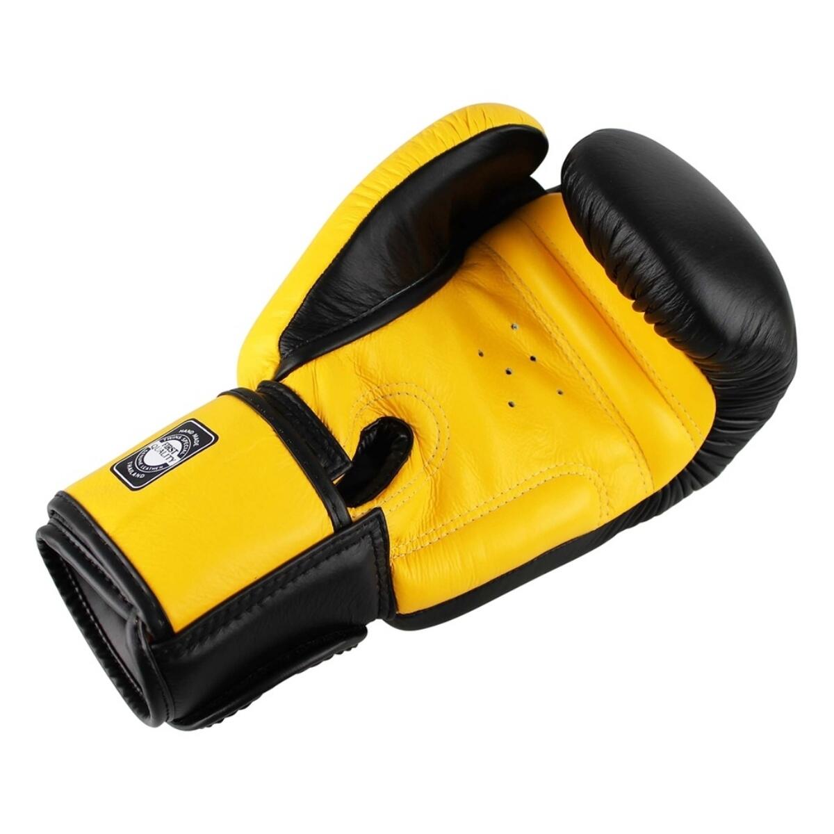 Gants de boxe Twins BGVL3 2T Jaune Noir – 12oz 2/3