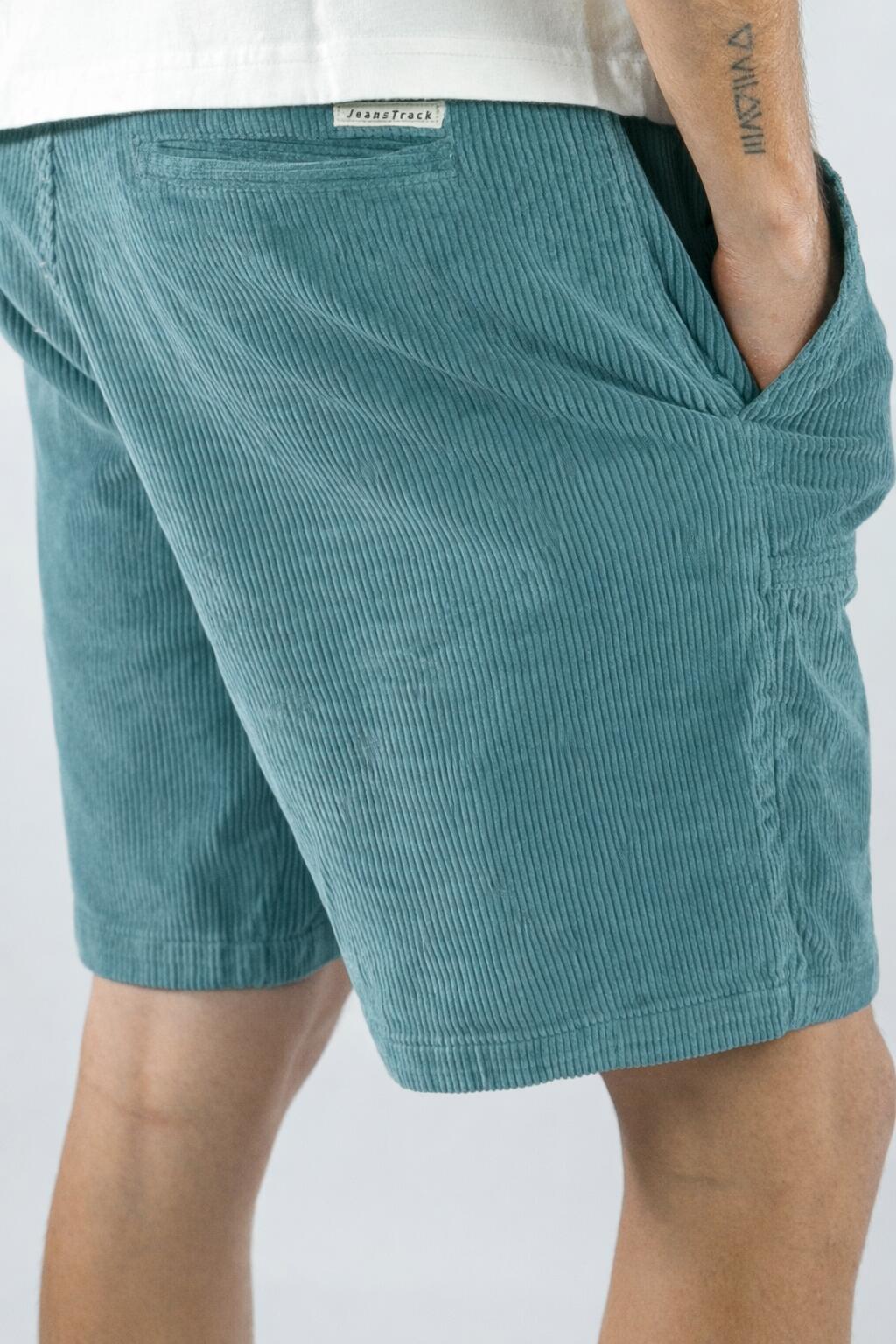 Pantalon de l'homme courte d'escalade Crag Green 6/7