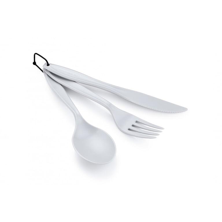 GSI Sztućce 3 PC RING CUTLERY SET-Srebrny 1/1