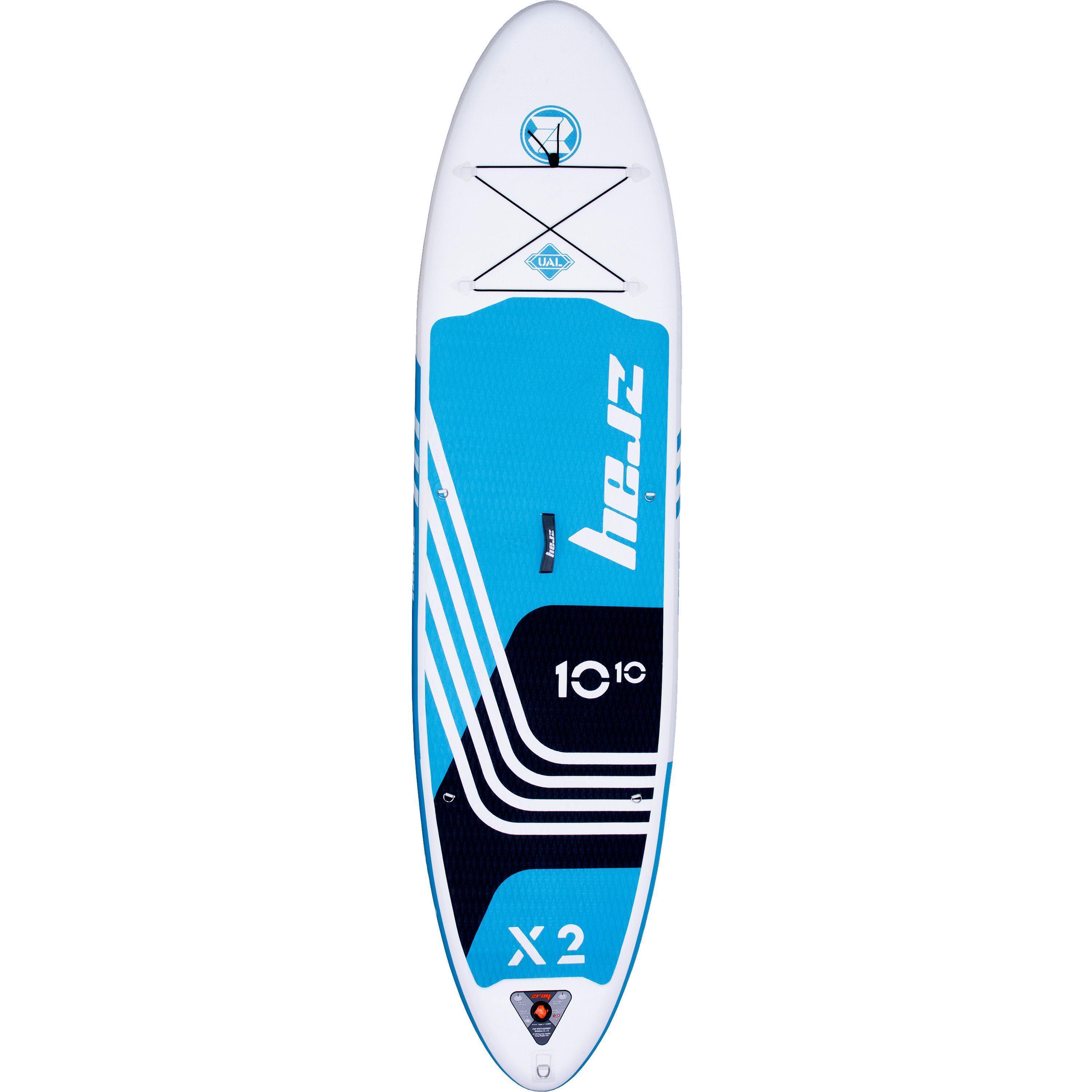 X2 SUP blau 330x81x15cm Stand Up Paddle Board aufblasbar Komplettset + Zubehör 4/7