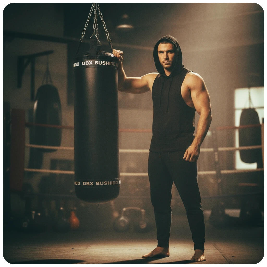 Worek bokserski PREMIUM SBRX Black 130cm 55kg DBX Bushido 2/7